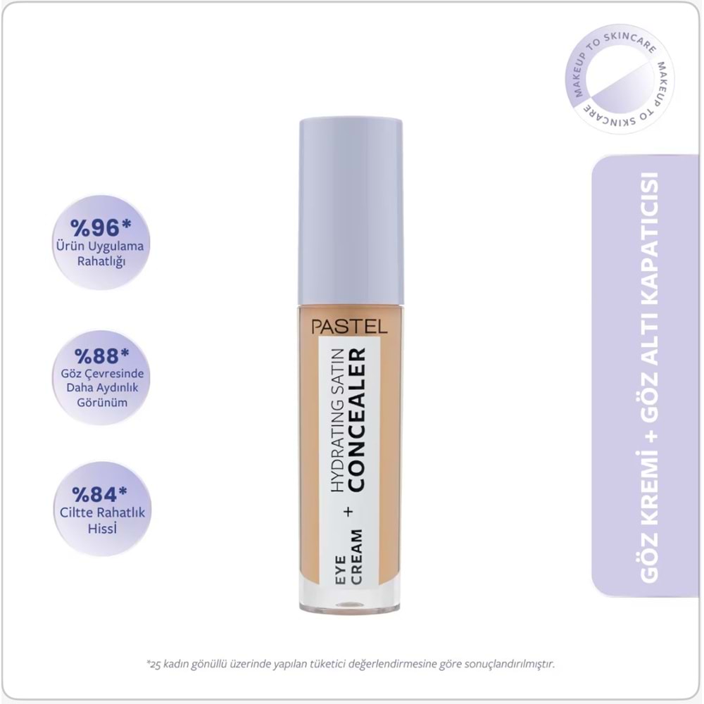 PASTEL EYE CREAM + HYDRATING SATIN CONCEALER 66