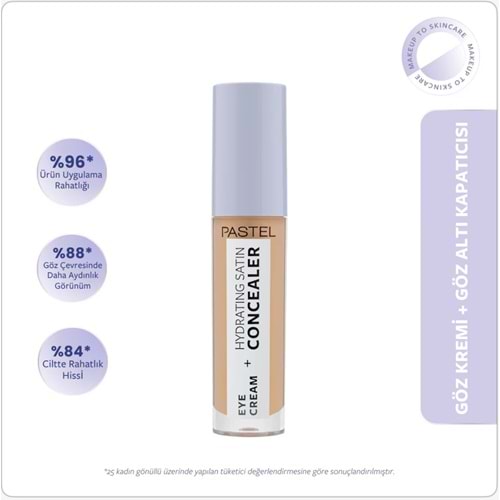 PASTEL EYE CREAM + HYDRATING SATIN CONCEALER 66