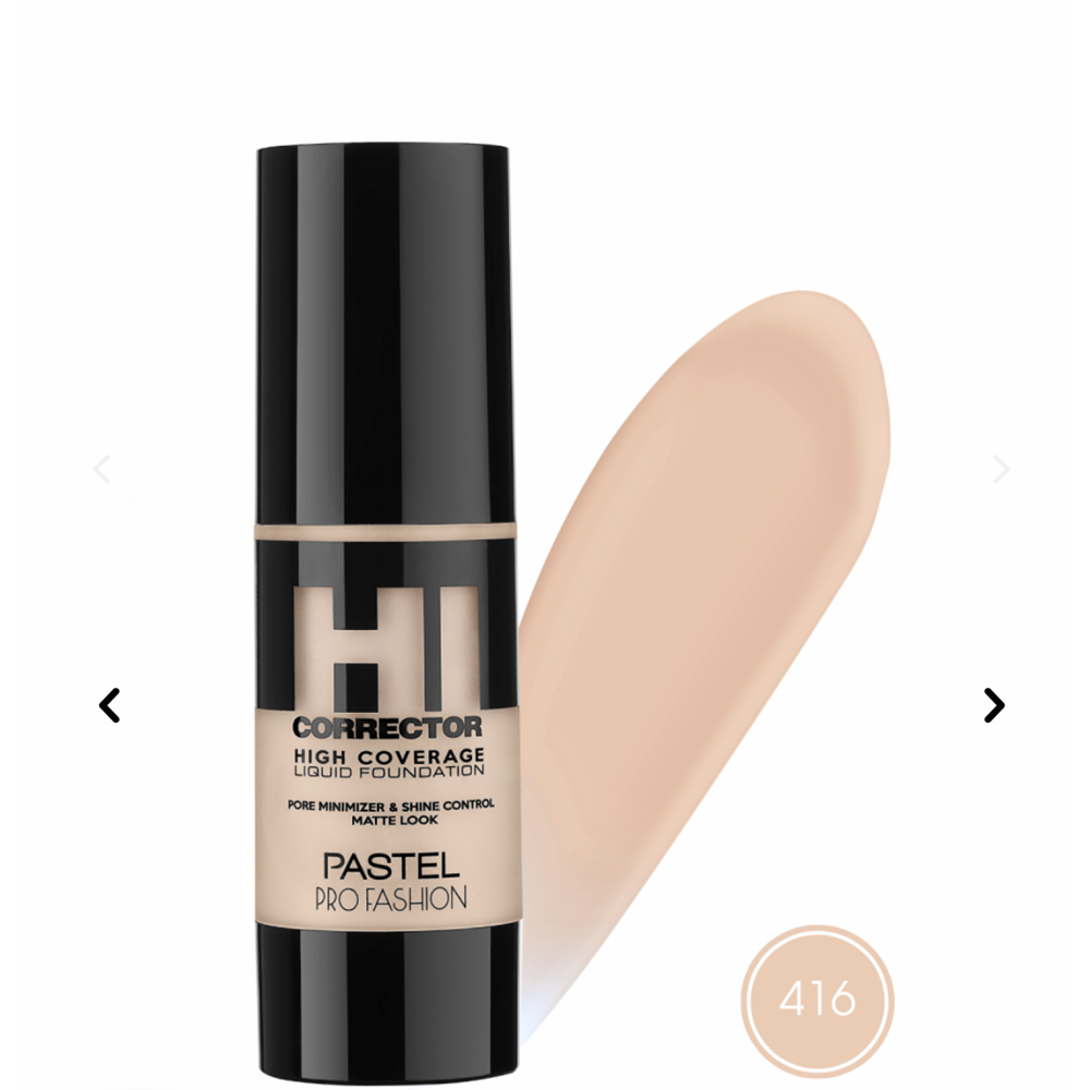 PASTEL HİGH COVERAGE LIQUID FOUNDATION 416