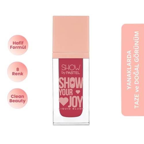 SHOW BY PASTEL SHOW YOUR JOY LIQUID BLUSH 55