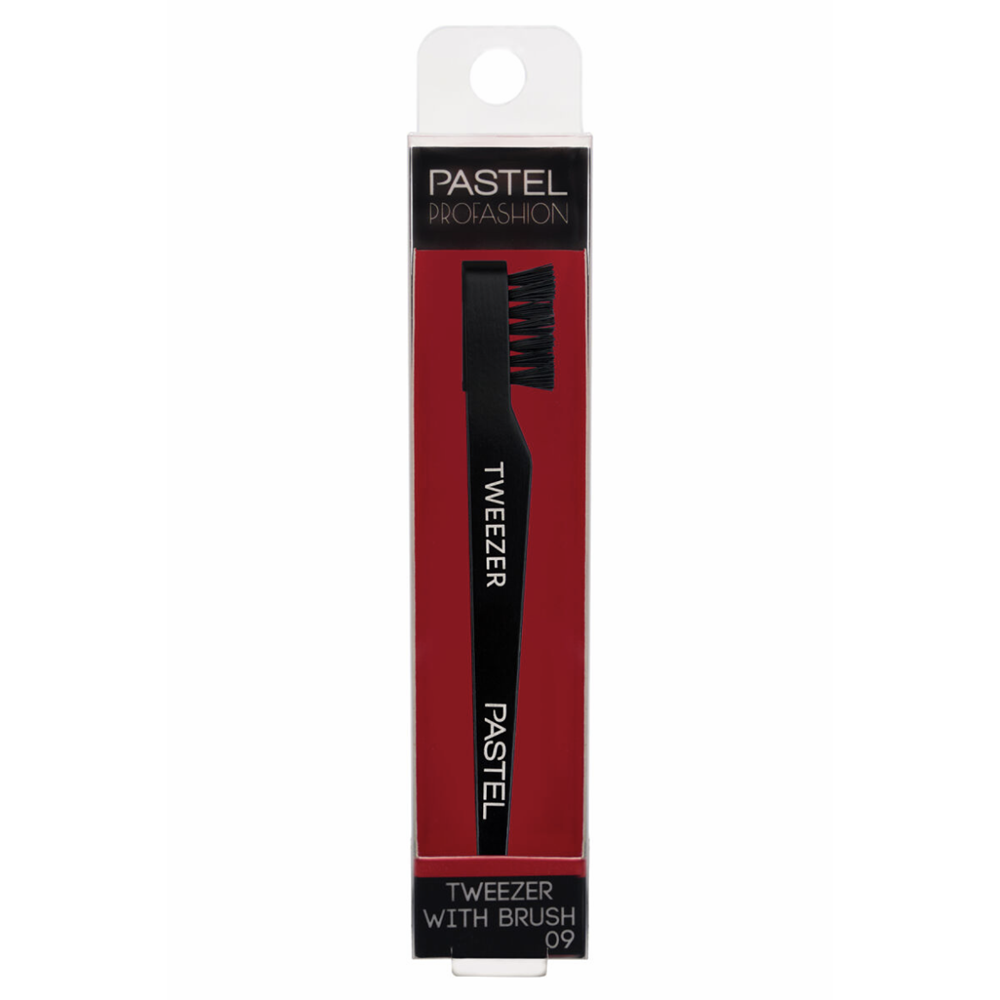 PASTEL PROFASHION TWEEZER WITH BRUSH 09