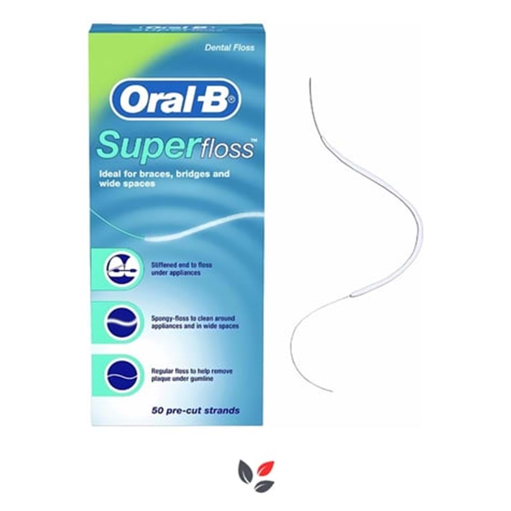 ORAL-B DİŞ İPİ SUPER FLOSS 50M