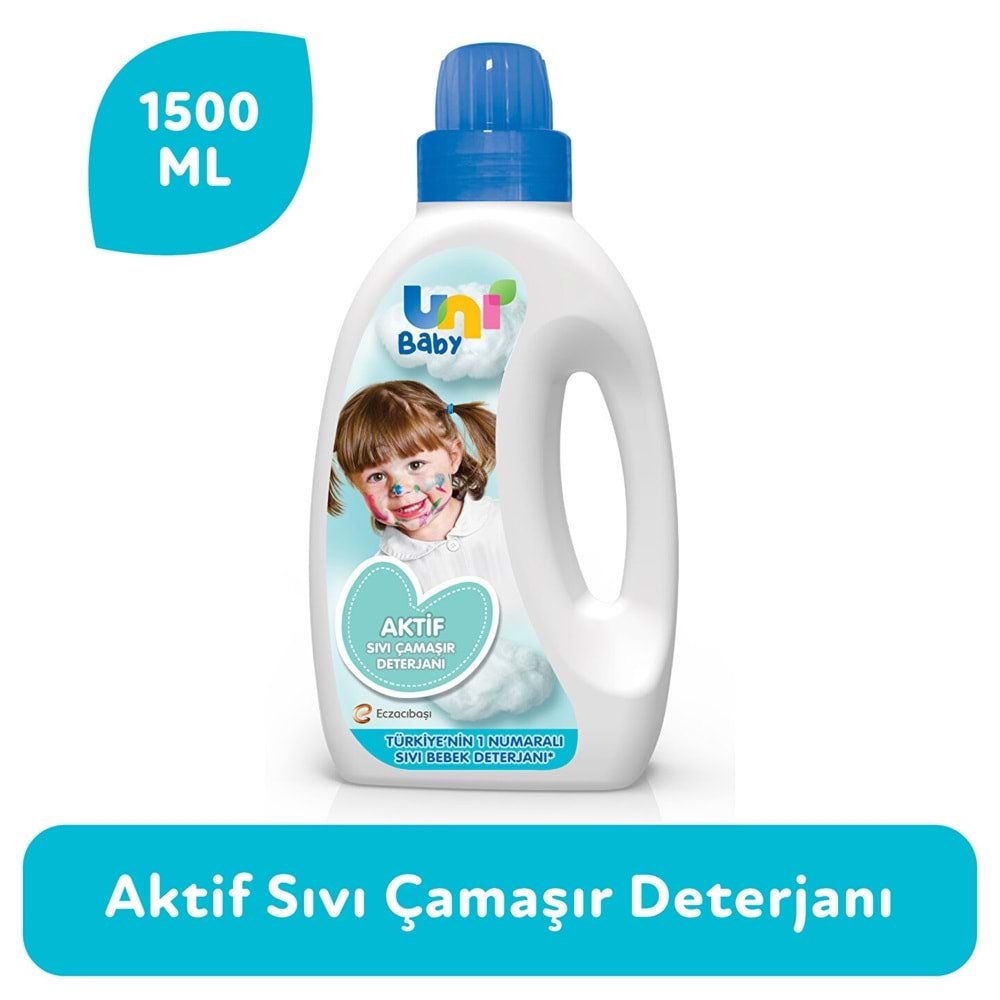 UNI BABY AKTİF SIVI ÇAMAŞIR DETERJANI 1500 ML