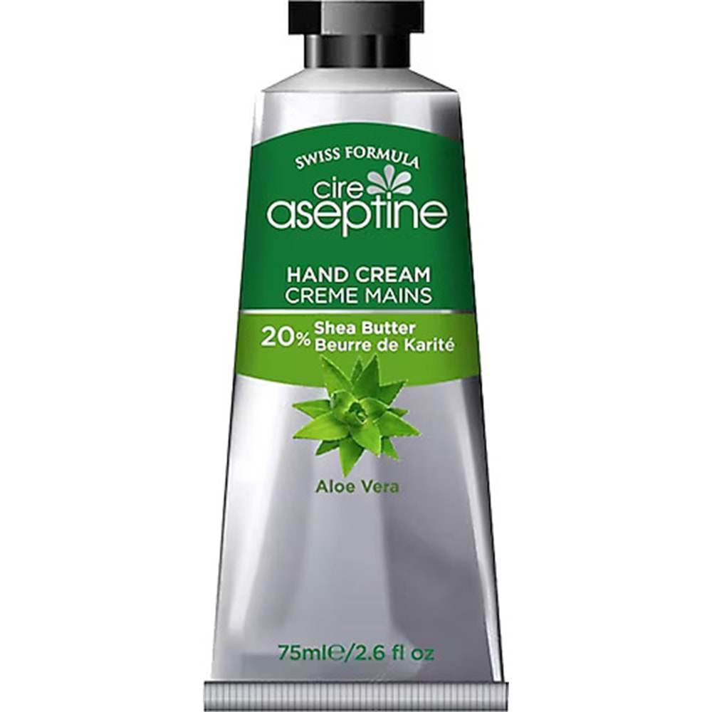 CİRE ASEPTİNE SHE BUTTER ALOE VERA EL KREMİ 75 ML