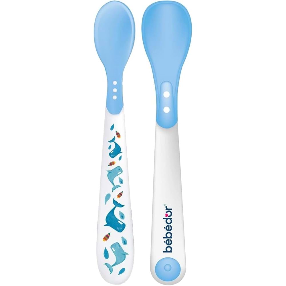 BEBEDOR 6+ AY ISIYA DUYARLI KAŞIK SETİ