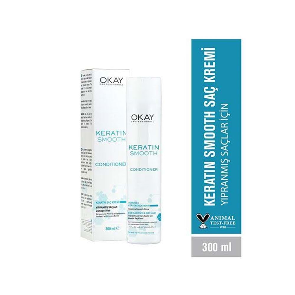 OKAY PRO KERATIN SMOOTH CONDITIONER 300 ML