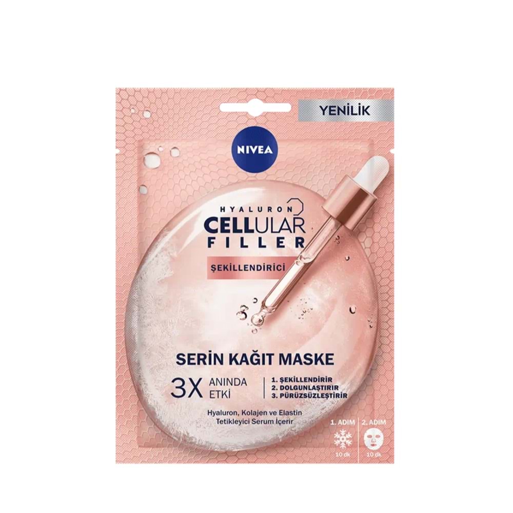 NIVEA CELLUAR ŞEKİLLENDİRİCİ KAĞIT MASKE