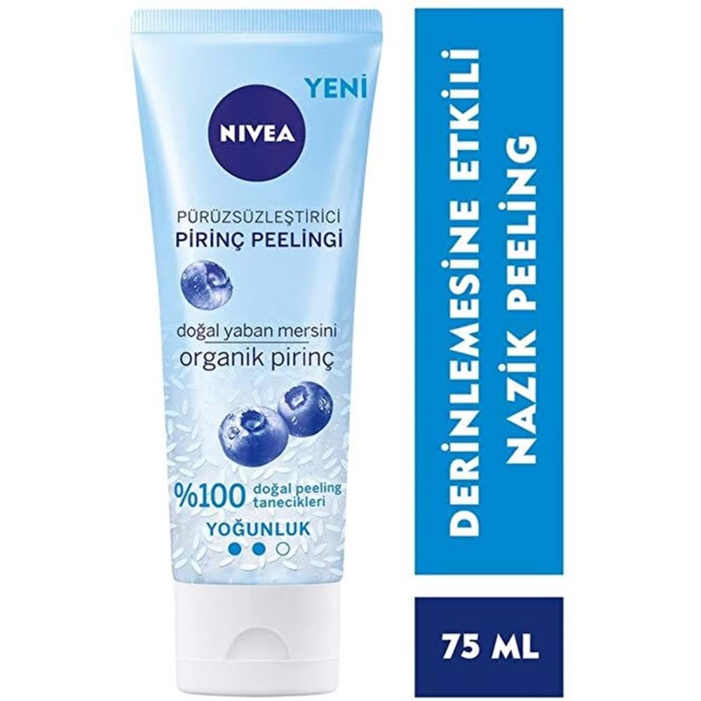 NIVEA PÜRÜZSÜZLEŞTİRİCİ PİRİNÇ PEELİNGİ 75 ML