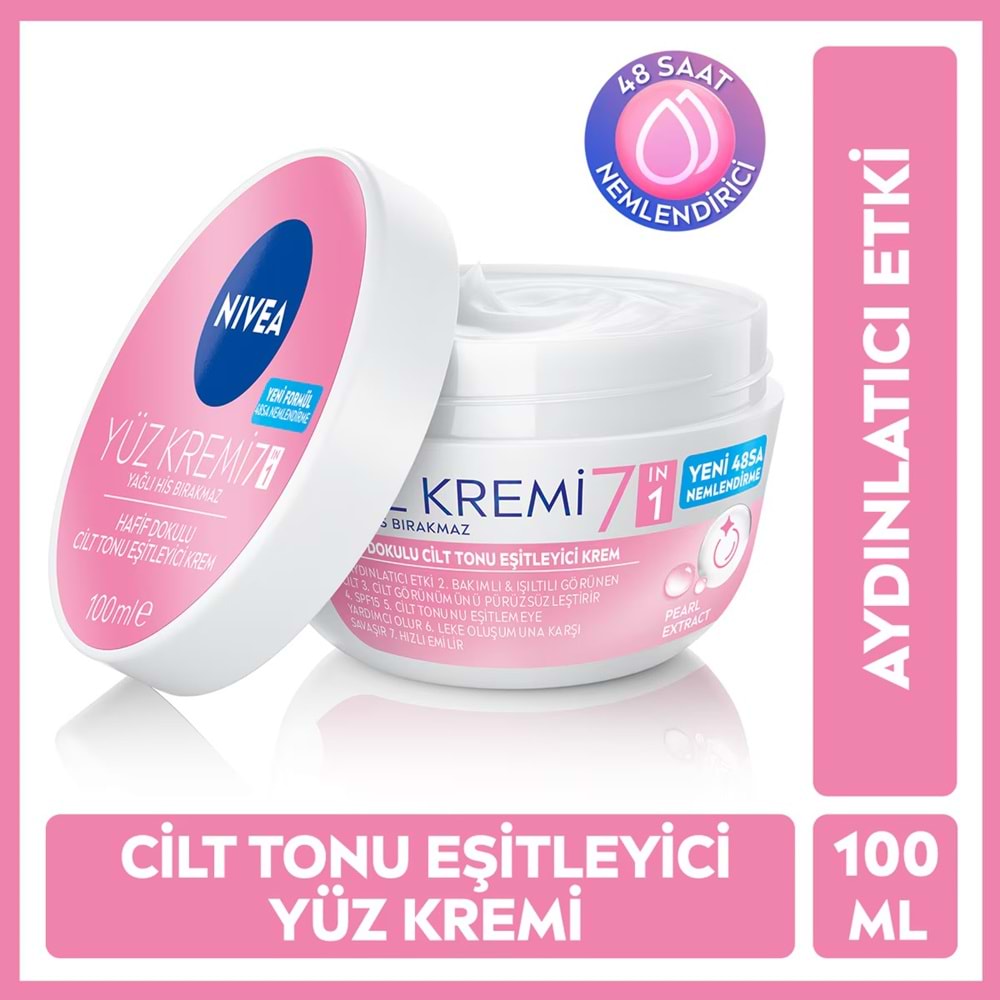 NIVEA YÜZ KREMİ 5IN1 EŞİT CİLT TONU&NEMLENDİRME 100 ML