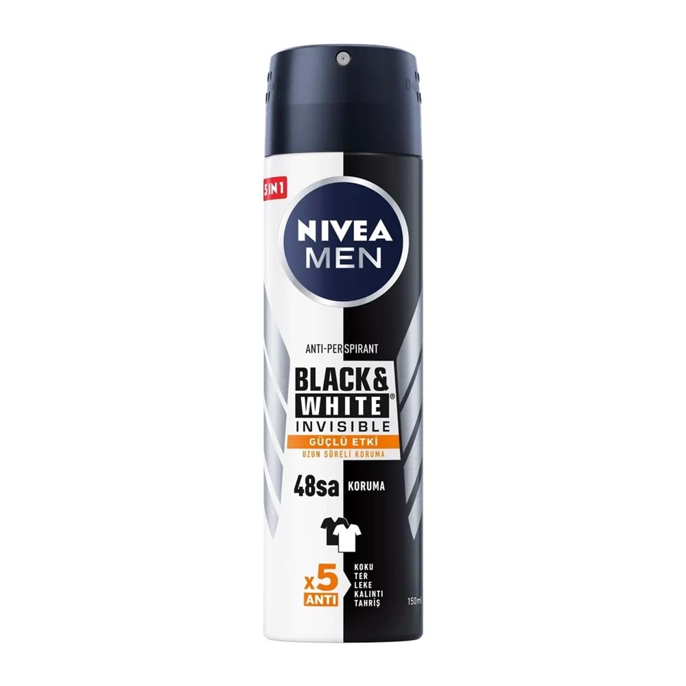 NIVEA MEN BLACK&WHITE GÜÇLÜ ETKİ DEODORANT 150 ML