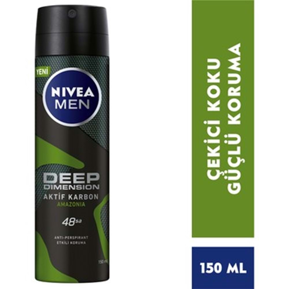 NIVEA MEN DEEP DIMENSION AMAZONIA DEODORANT 150 ML