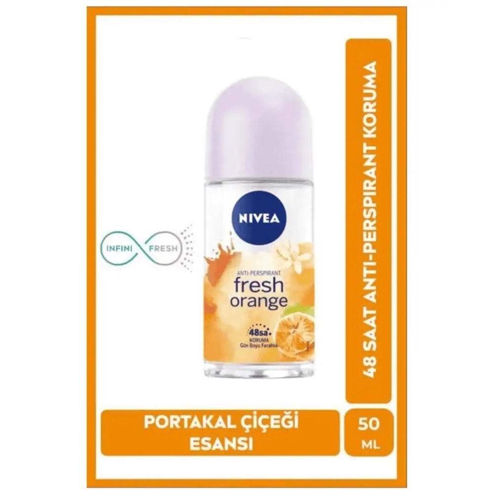 NIVEA FRESH ORANGE KADIN ROLL-ON 50 ML