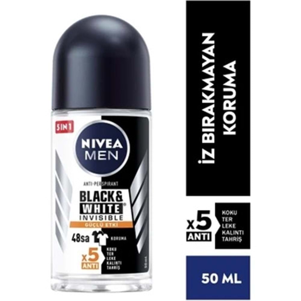 NIVEA MEN BLACK&WHITE GÜÇLÜ ETKİ ROLL-ON 50 ML