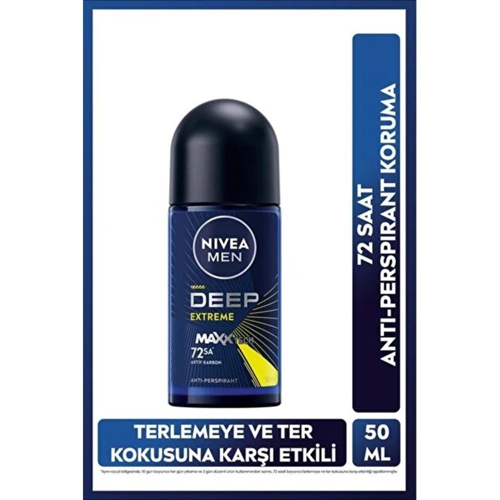 NIVEA MEN DEEP EXTREME ROLL-ON 50 ML