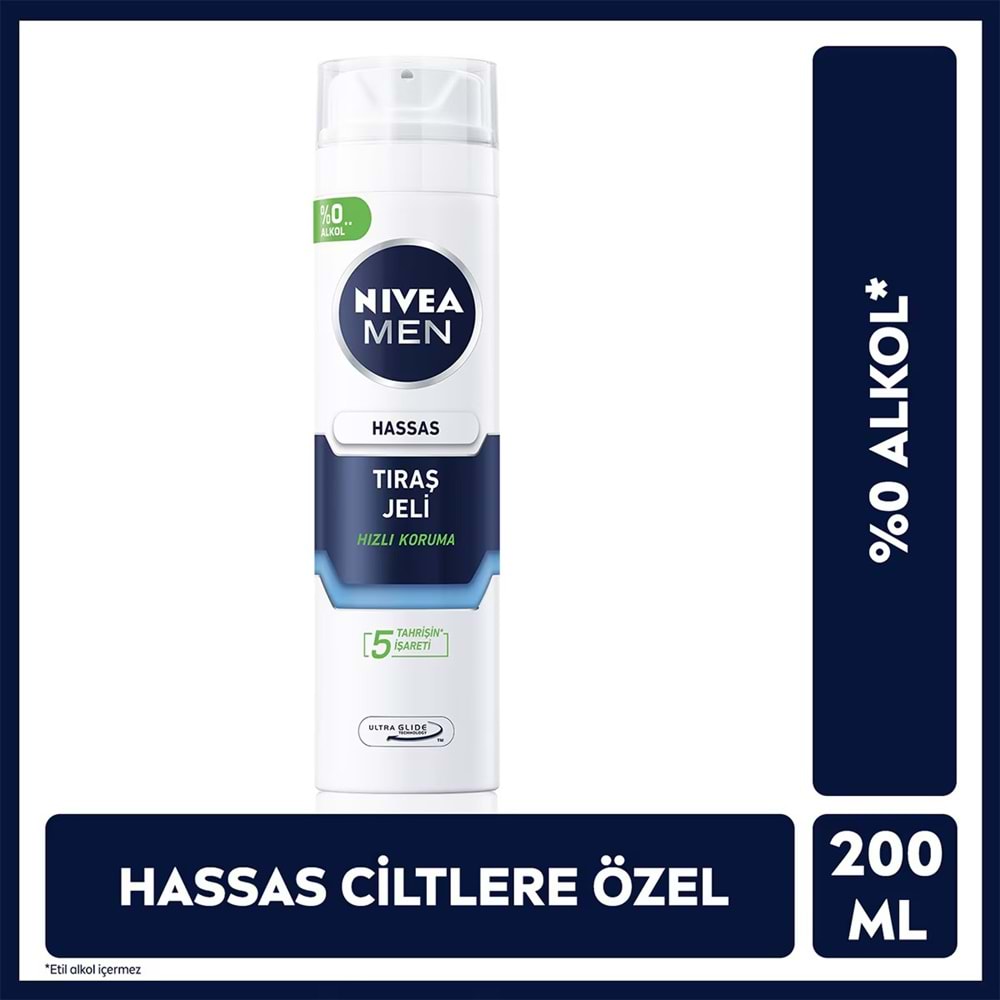 NIVEA MEN HASSAS TIRAŞ JELİ 200 ML