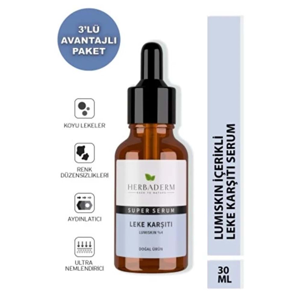 HERBADERM SUPER SERUM LEKE KARŞITI 30 ML