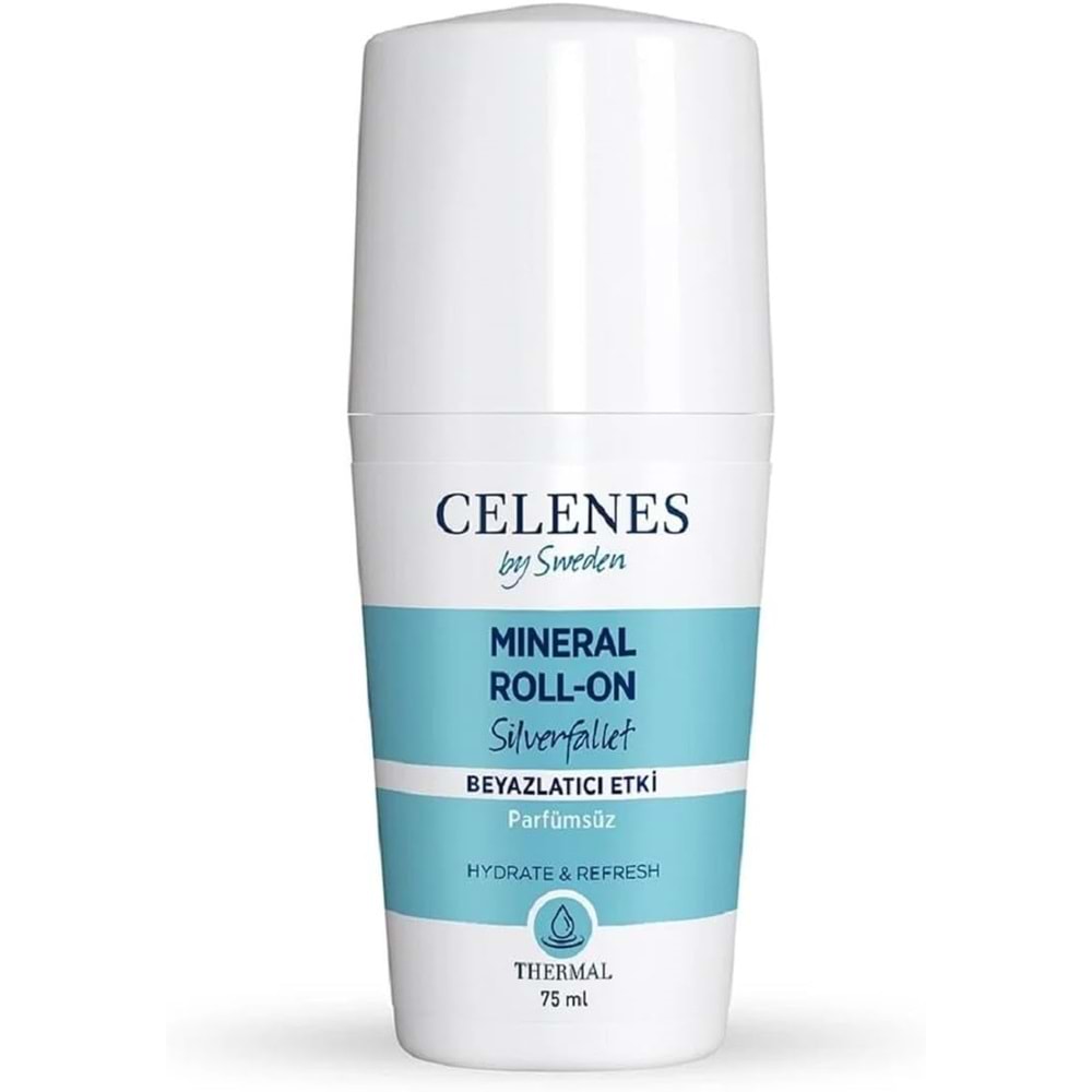 CELENES THERMAL MINERAL ROLL-ON BEYAZLATICI ETKİ PARFÜMSÜZ 75 ML
