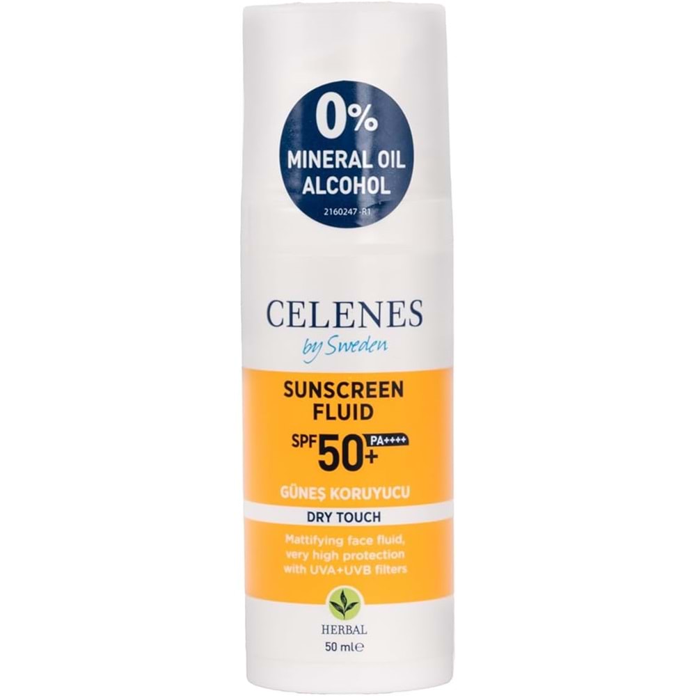 CELENES SPF50+ GÜNEŞ KORUYUCU DRY TOUCH 50 ML