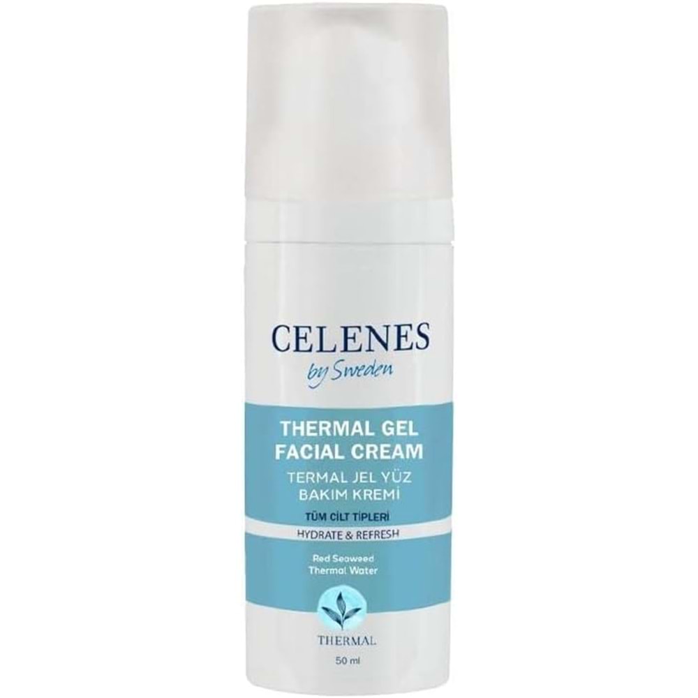 CELENES TERMAL JEL YÜZ BAKIM KREMİ TÜM CİLT TİPLERİ 50 ML