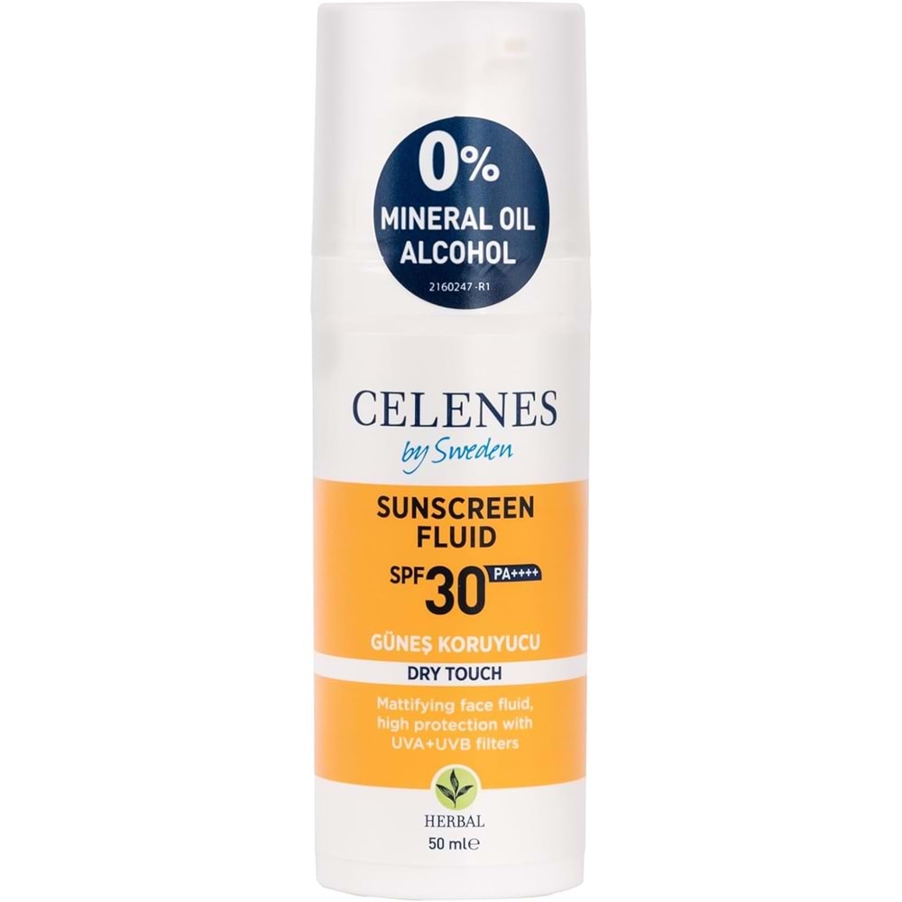 CELENES SPF30 GÜNEŞ KORUYUCU DRY TOUCH 50 ML