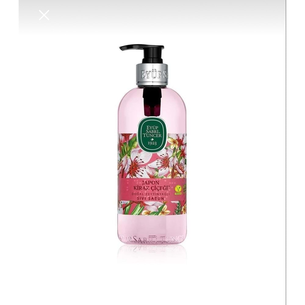 EST JAPON KİRAZ ÇİÇEĞİ DOĞAL ZEYTİNYAĞLI SIVI SABUN 500 ML