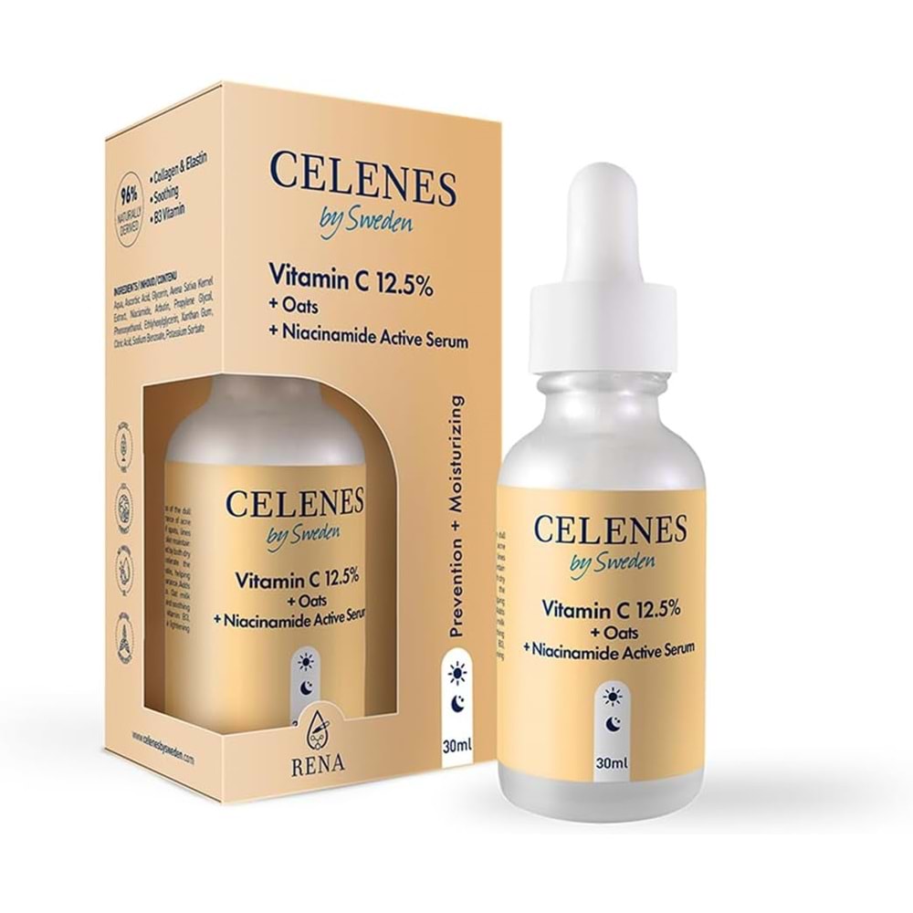 CELENES RENA VITAMIN C 12.5% NIACINAMIDE ACTIVE SERUM 30 ML