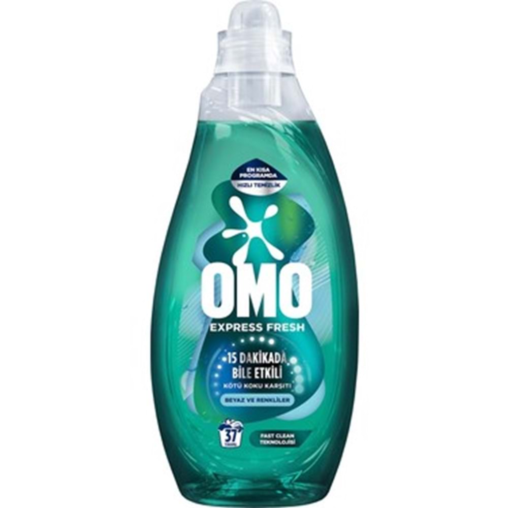 OMO EXPRESS FRESH BEYAZ VE RENKLİLER 1480 ML