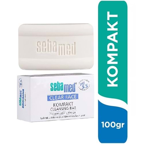 SEBAMED CLEAR FACE KOMPAKT SİVİLCEYE YATKIN CİLTLER İÇİN 100G