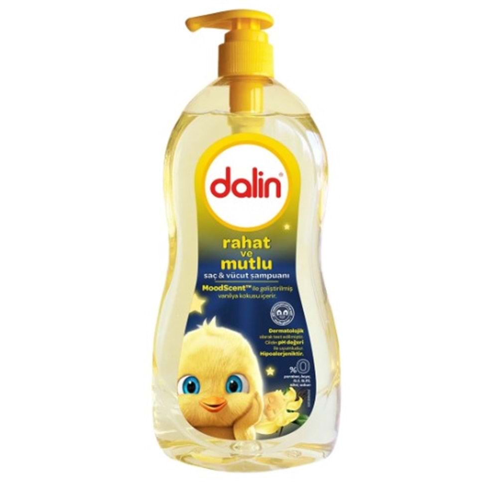 DALİN RAHAT VE MUTLU SAÇ VE VÜCUT ŞAMPUAN 700 ML