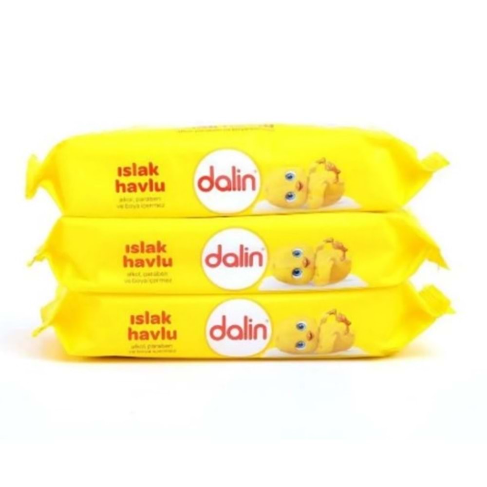 DALİN KLASİK ISLAK HAVLU 3LÜ AVANTAJLI PAKET