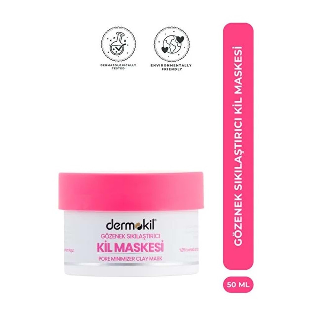 DERMOKİL GÖZENEK SIKILAŞTIRICI KİL MASKESİ 50 ML