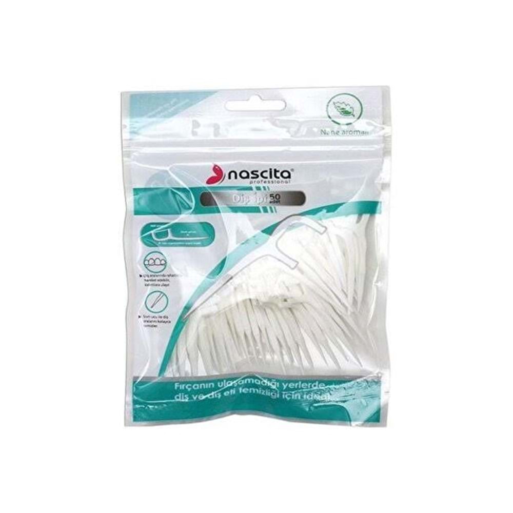 NASCITA 50LİK NANE AROMALI KÜRDANLI DİŞ İPİ PAKETİ