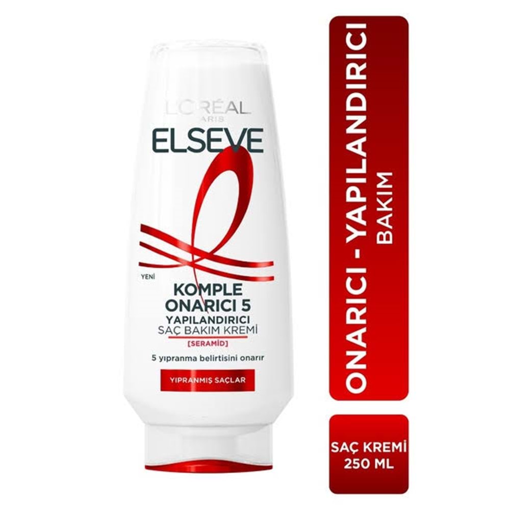ELSEVE KOMPLE ONARICI 5 YAPILANDIRICI SAÇ BAKIM KREMİ 250 ML