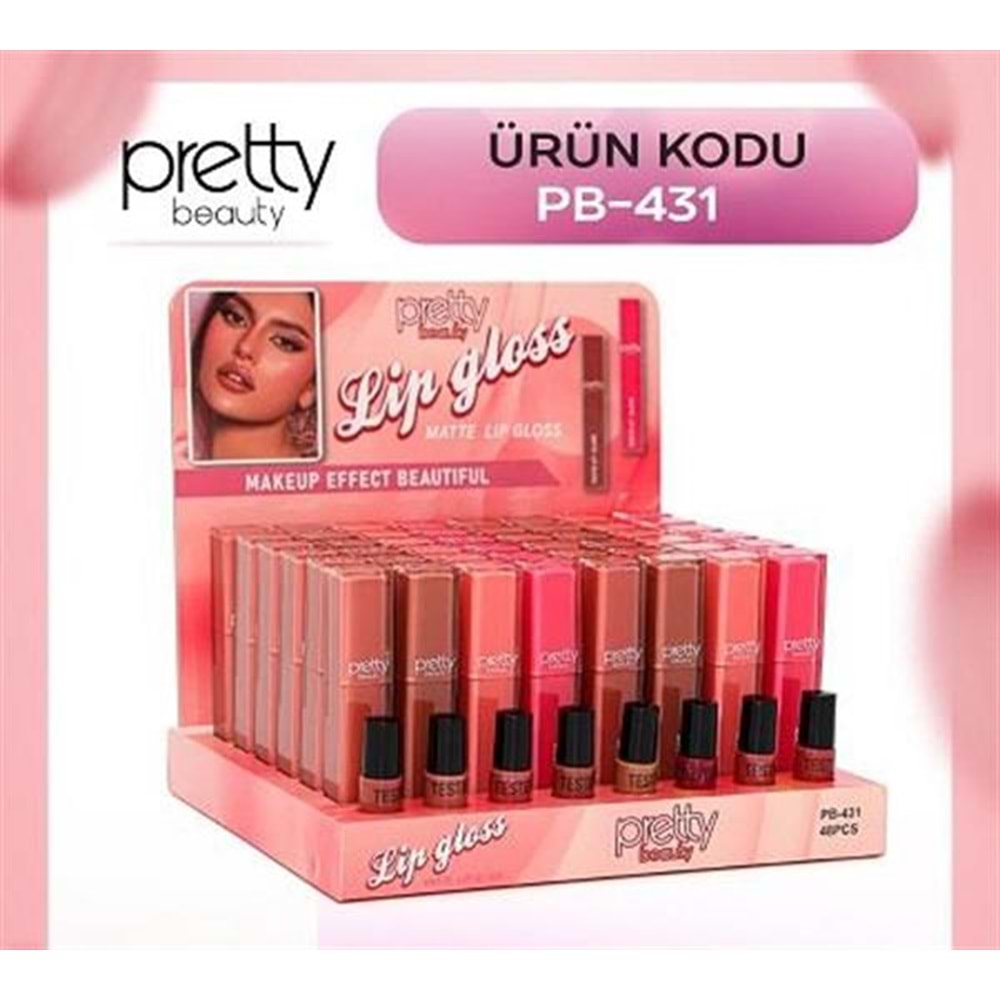 PRETTY PB-431 MATTE LIP GLOSS 08