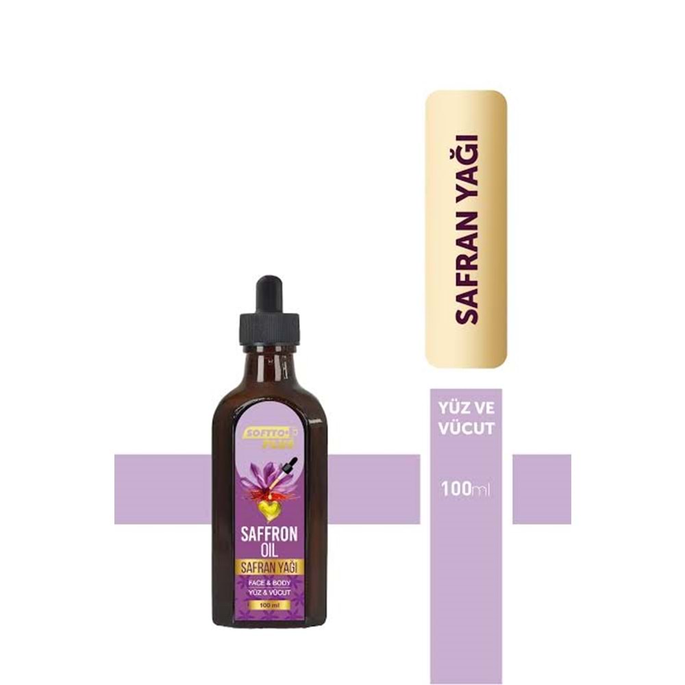 SOFTTO PLUS SAFRAN YAĞI YÜZ & VÜCUT 100 ML