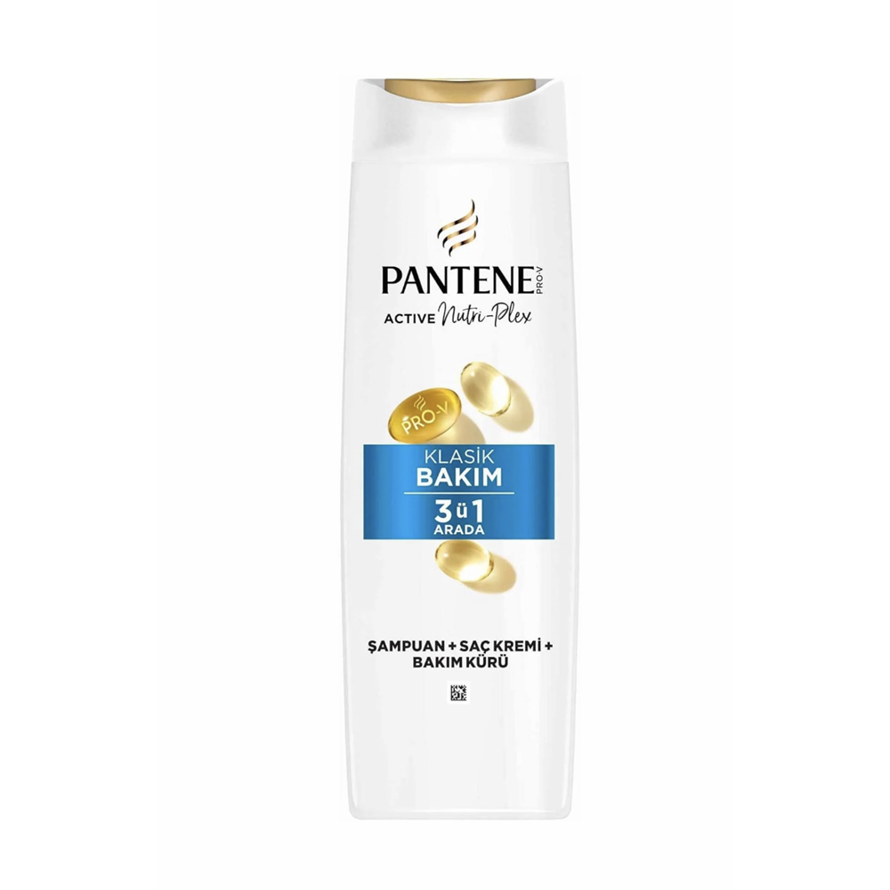 PANTENE KLASİK BAKIM 3in1 ŞAMPUAN+SAÇ KREMİ+BAKIM KÜRÜ 400 ML