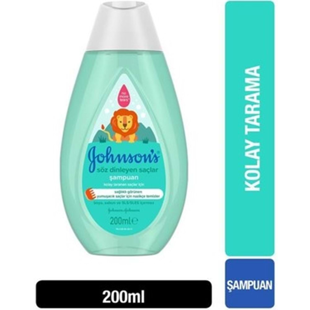 JOHNSONS SÖZ DİNLEYEN SAÇLAR ŞAMPUAN 200 ML