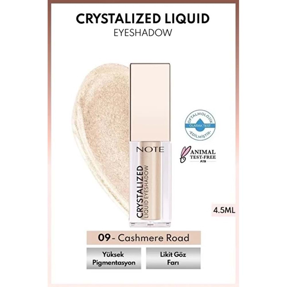 NOTE CRYSTALIZED LIQUID EYESHADOW 09