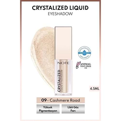 NOTE CRYSTALIZED LIQUID EYESHADOW 09