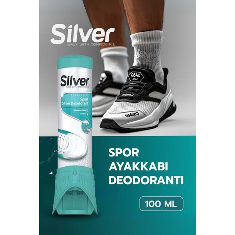 SİLVER AYAKKABI DEODORANTI 100 ML