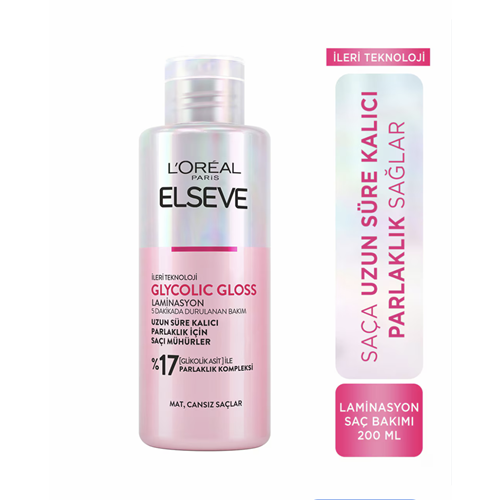 LOREAL PARIS ELSEVE GLYCOLIC GLOSS DURULANAN BAKIM 200 ML