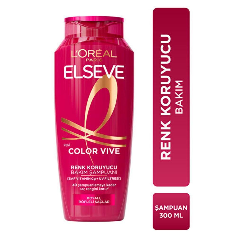 LOREAL PARIS ELSEVECOLOR VIVE RENK KORUYUCU BAKIM ŞAMPUANI 300 ML