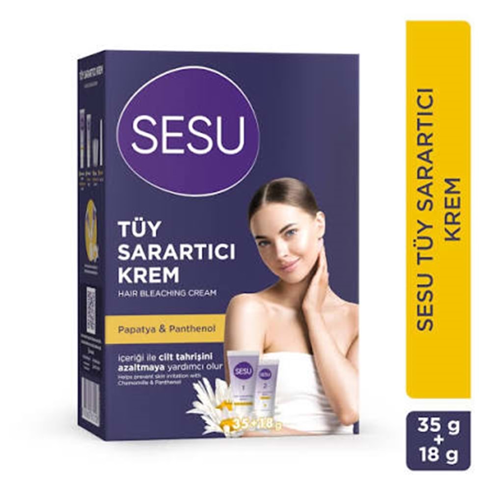 SESU TÜY SARARTICI KREM 35G+18G