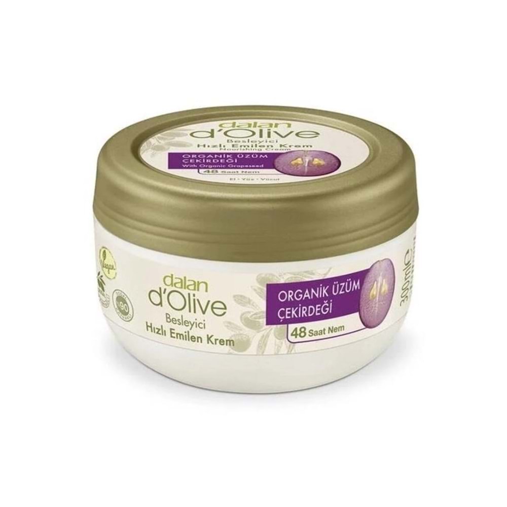 DALAN DOLIVE ÜZÜM ÇEKİRDEĞİ KAVANOZ KREM 300 ML