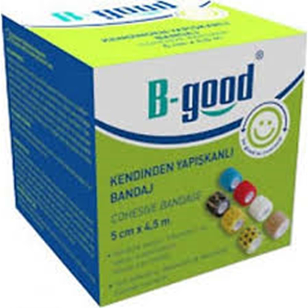 B-GOOD KENDİNDEN YAPIŞKANLI BANDAJ 5 CM